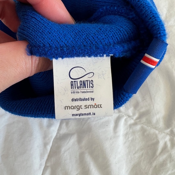 ๐ฎ๐ธ Atlantis Margt Smatt Royal Blue Iceland Beanie One Size ๐ฎ๐ธ - Picture 5 of 7